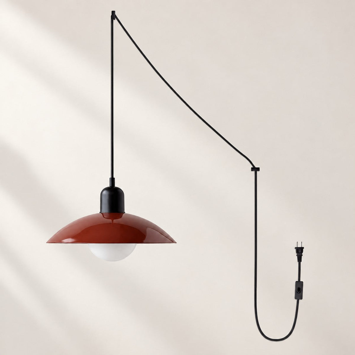 Mid Century Bauhaus Steckerpendelleuchte