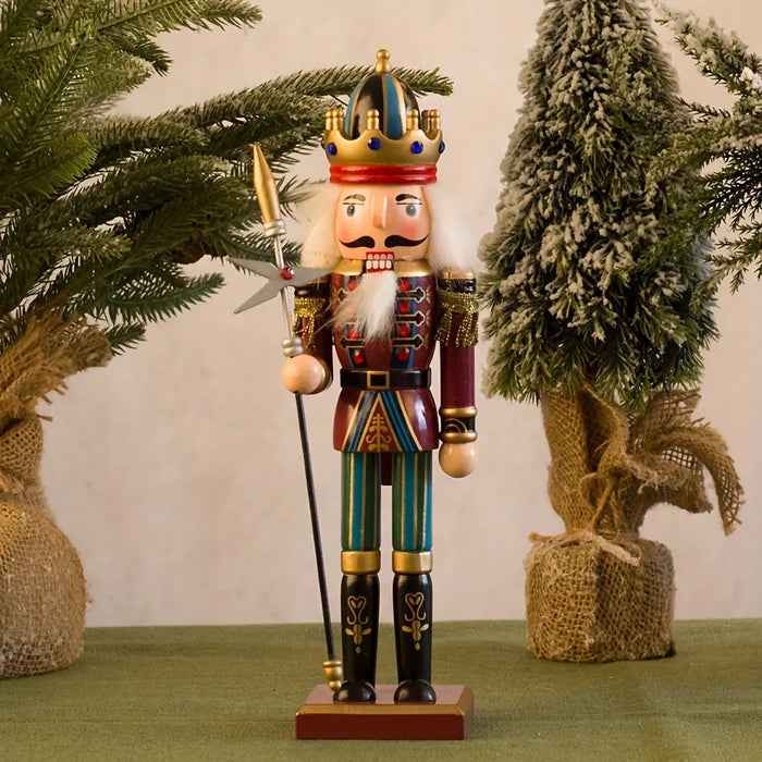 NussknackerJoy - Holz Nussknacker Soldatenfigur für zeitlose Weihnachtsstimmung
