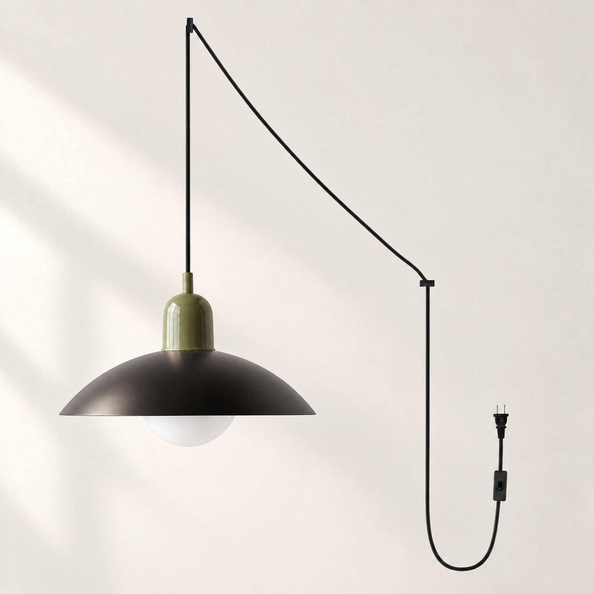 Mid Century Bauhaus Steckerpendelleuchte