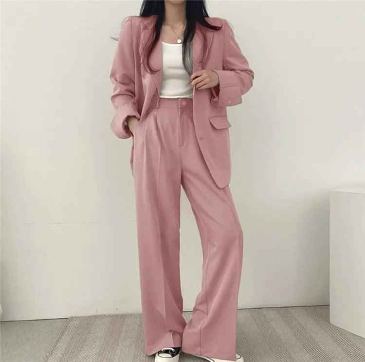 Hailey – Elegantes Damen-Damenkostüm mit langem Blazer