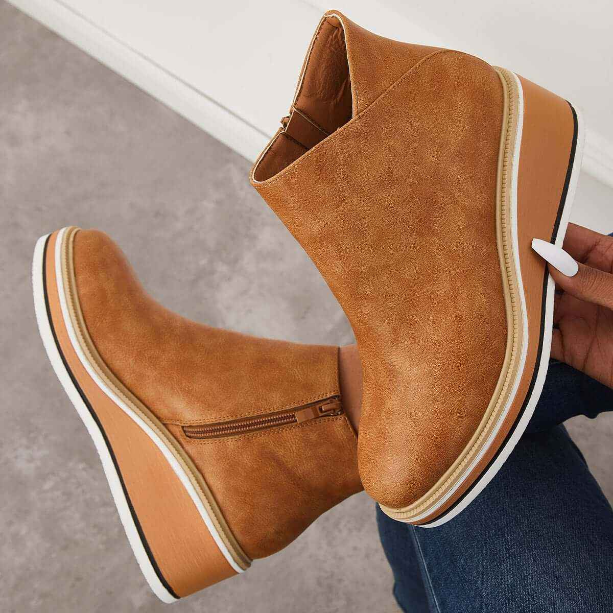 Elegante Orthopädische Schuhe für Damen hinten