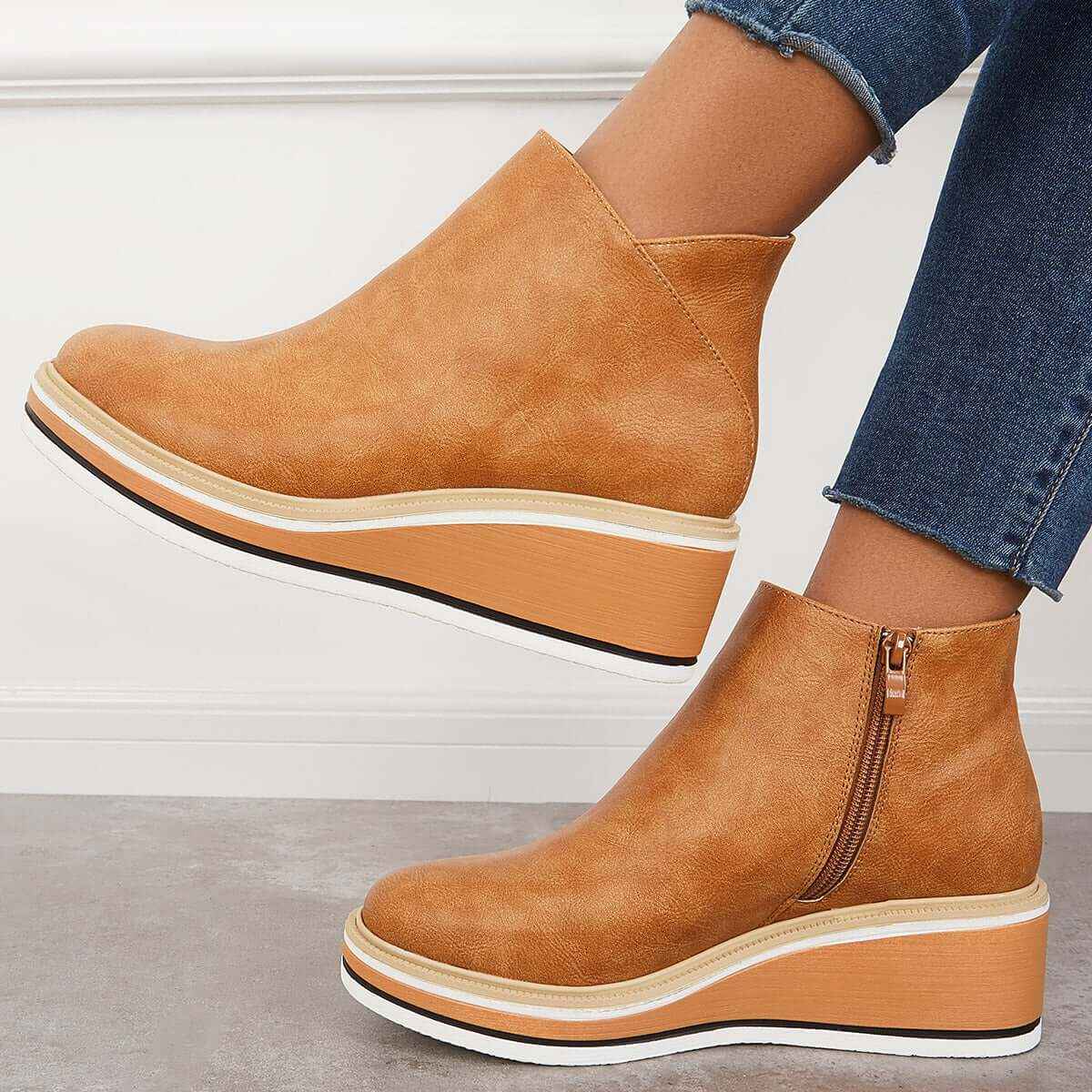 Elegante Orthopädische Schuhe für Damen hinten