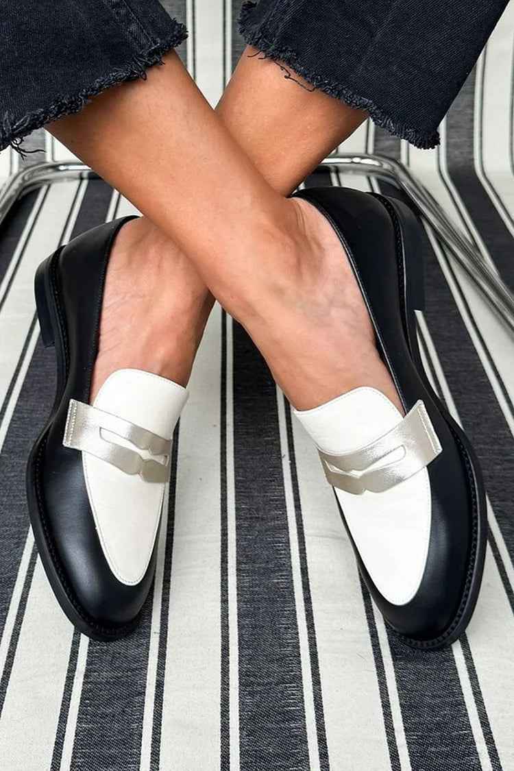 Timeless Monochrome Classic Loafers
