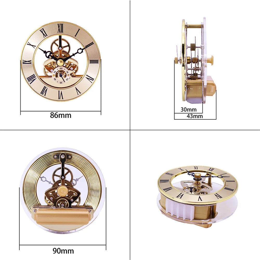 RomanDial - Elegantes Uhr-Element mit Römischen Zahlen für einen zeitlosen Akzent