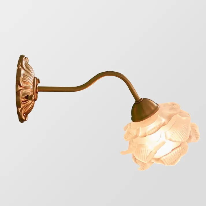 BlossomGlow | Wandapplice aus gepatchtem Kupfer im Vintage-Stil, Retro-Eleganz für Ihre Innendekoration