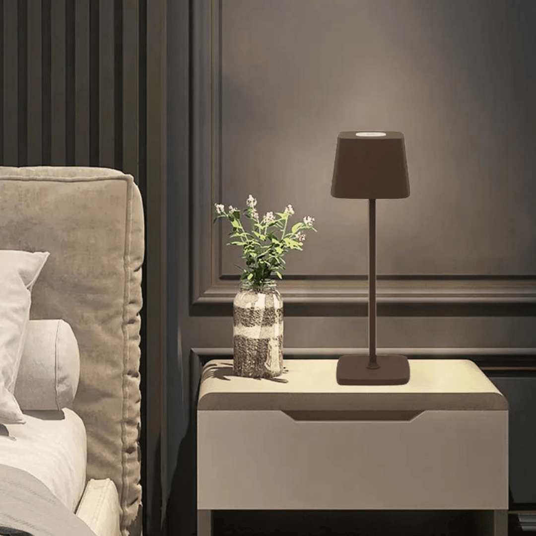 LuxLight - Moderne kabellose Tischlampe mit bis zu 20 Stunden Laufzeit