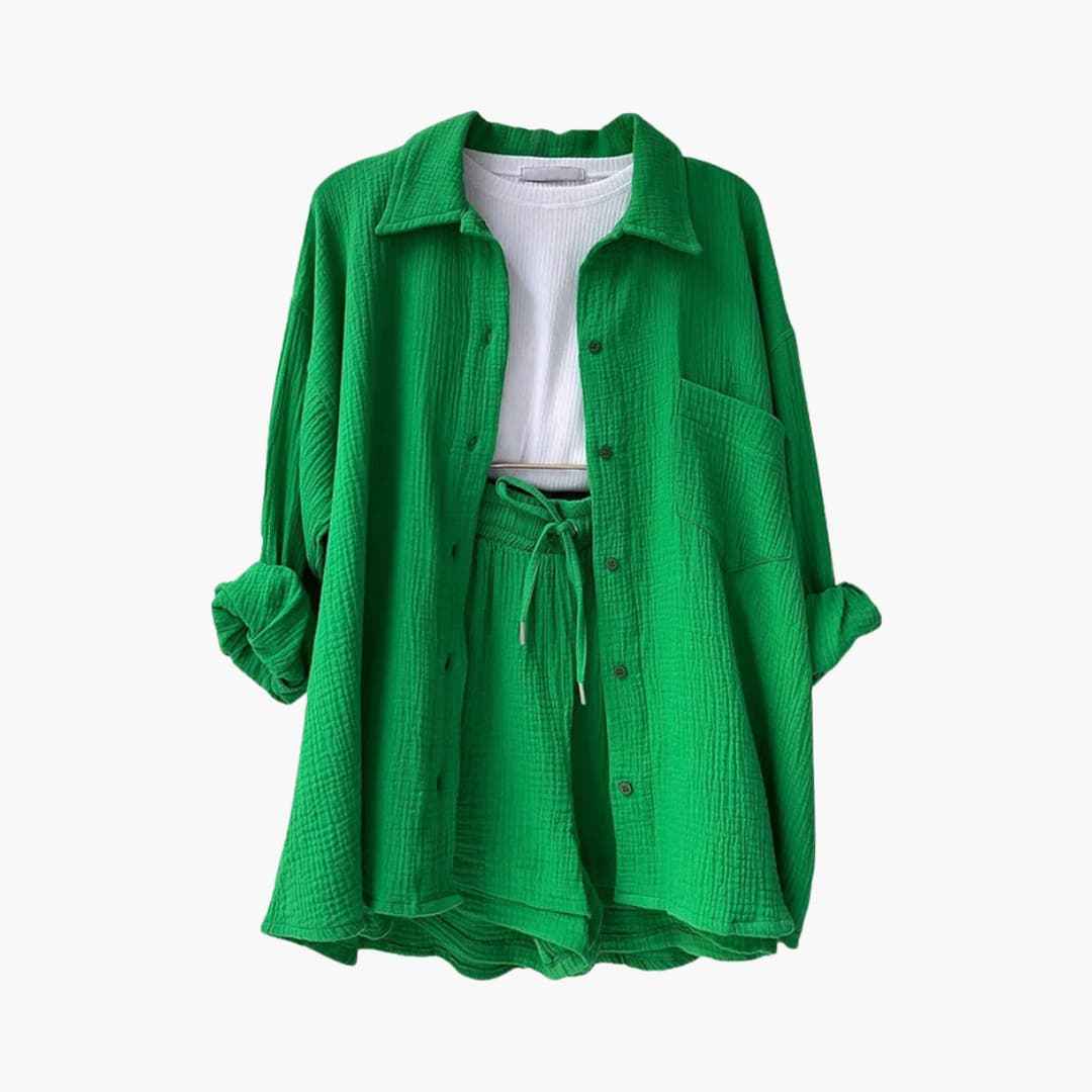 Bequemes 2-teiliges Ensemble für einen eleganten und gemütlichen Stil