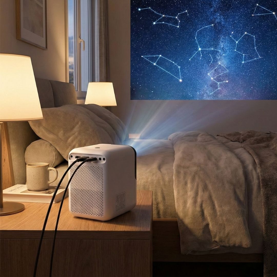 Mini-HD-Heimkinoprojektor - Tragbar