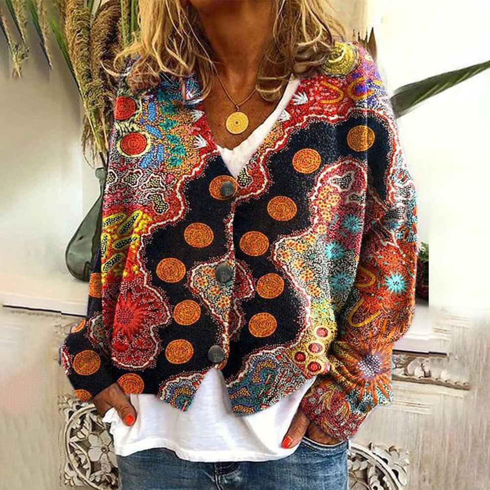 AILISH™ Boho-Chic Strickjacke