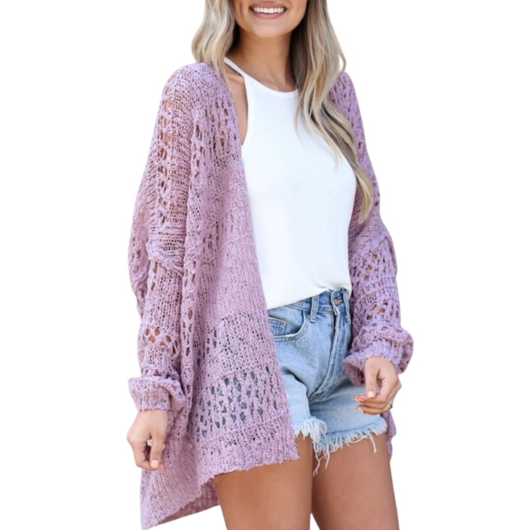 ARIZELA™ Leichter, oversize Boho-Sommercardigan – Mühelos chic und luftig