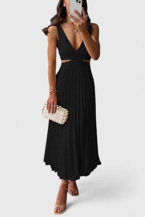 Karen | Zeitloses ärmelloses Kleid mit einer eleganten Silhouette
