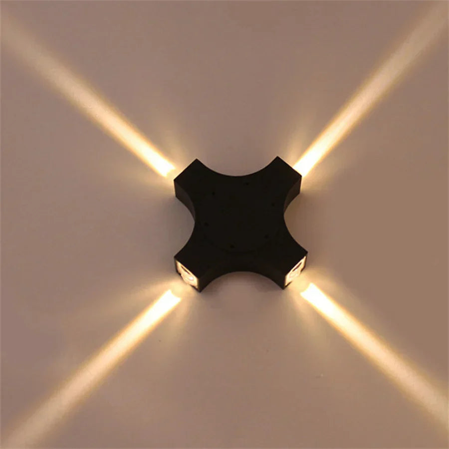 AuraShine – Terra Beam LED-Garten- und Außenwandleuchte – Elegantes Brodscape-Wandlampen