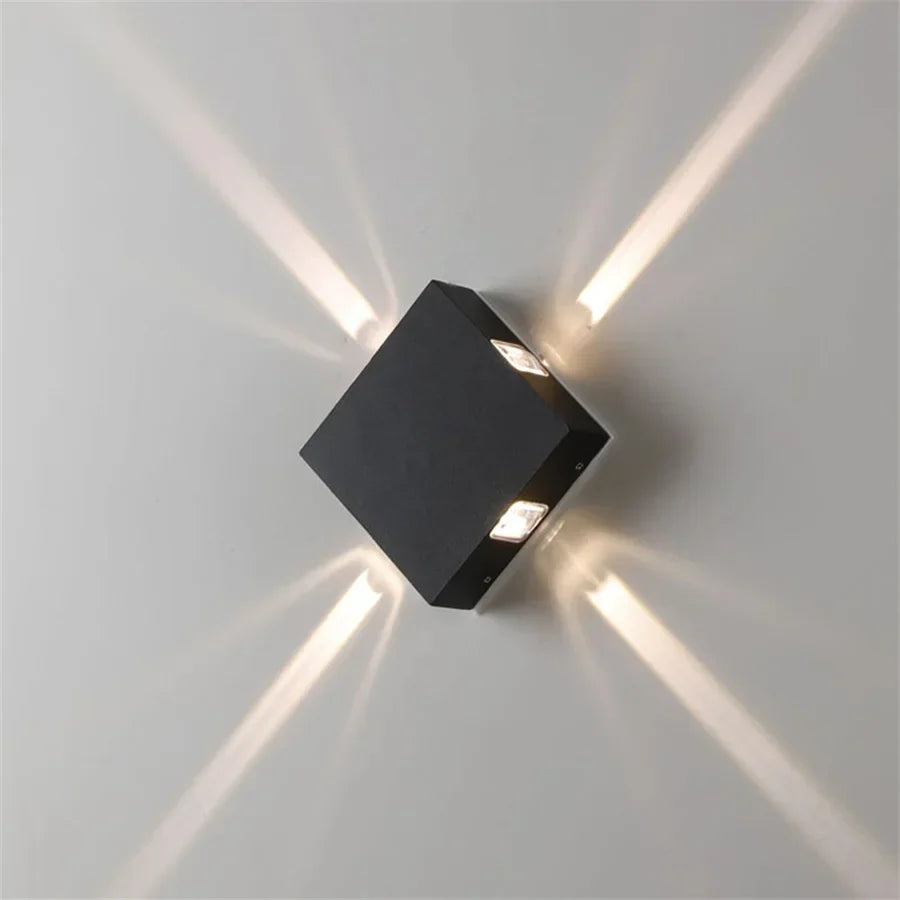 AuraShine – Terra Beam LED-Garten- und Außenwandleuchte – Elegantes Brodscape-Wandlampen