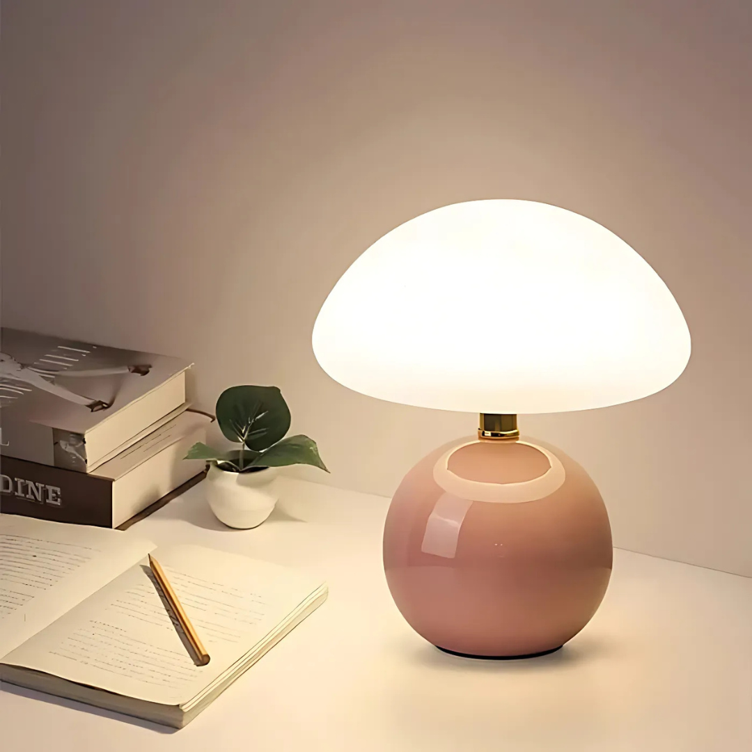 Photis - Moderne elegante Pilz LED-Tischlampe für eine stilvolle Atmosphäre