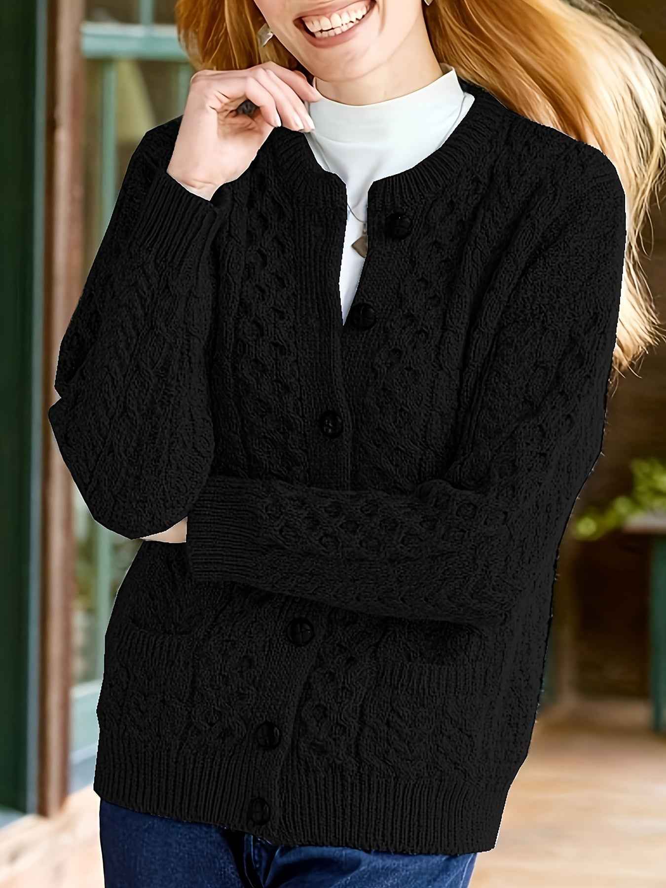 Stacey - Schlichter und eleganter Damen-Cardigan für einen stilvollen Look