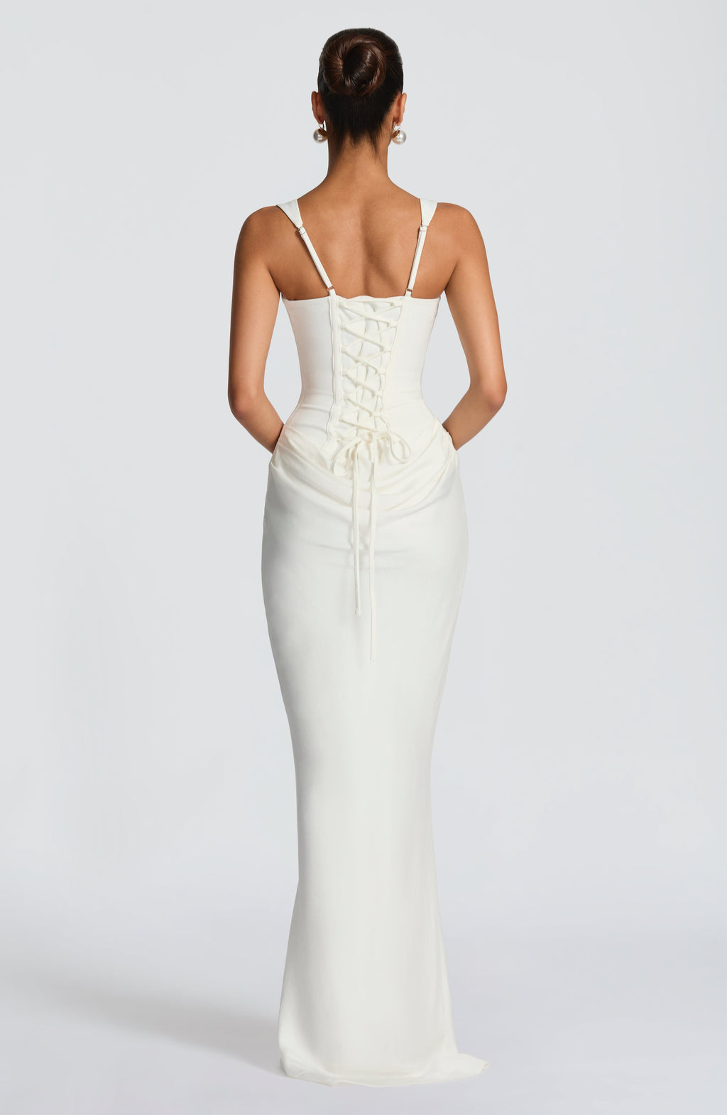 Sanduhr-Maxikleid — Figurbetonte Silhouette, Müheloser Stil