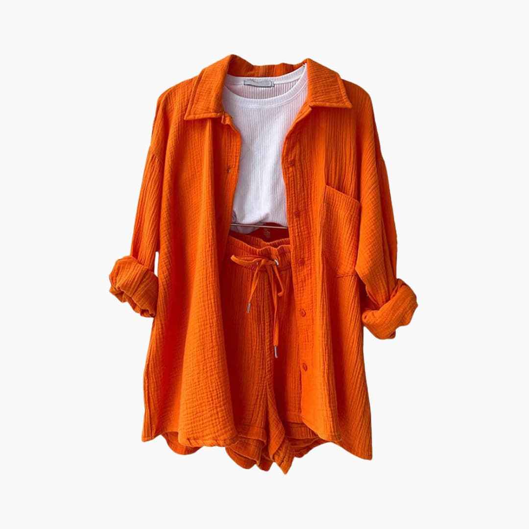 Bequemes 2-teiliges Ensemble für einen eleganten und gemütlichen Stil