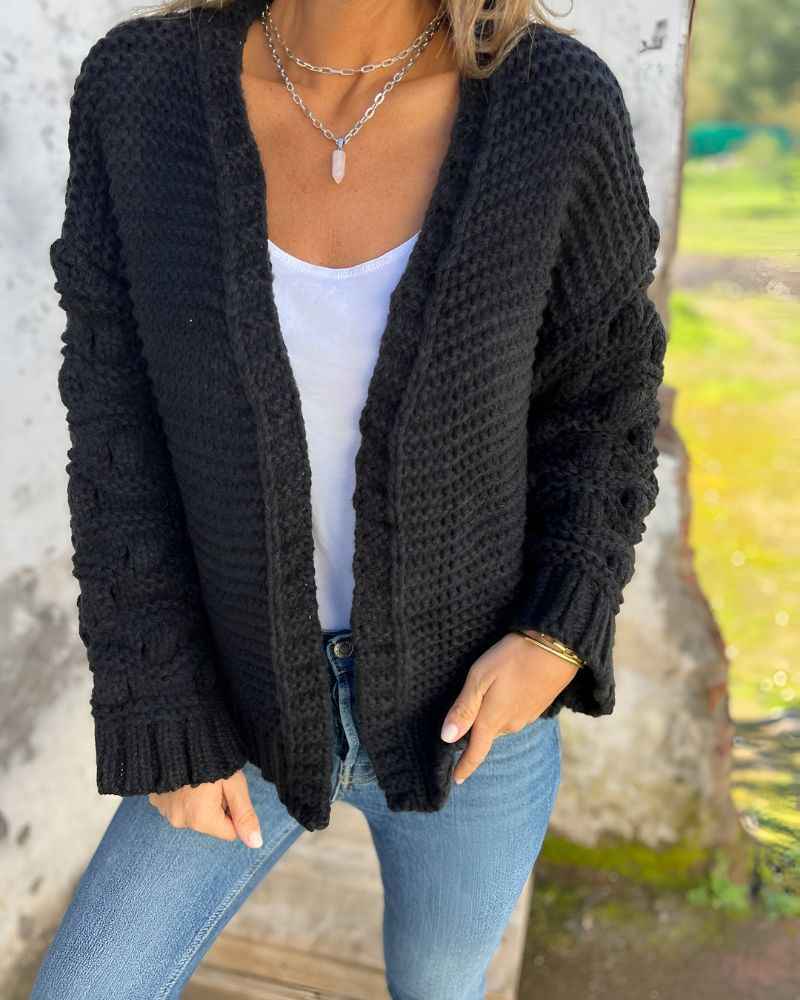 COLLEEN™ Kuscheliger zeitloser Strickcardigan