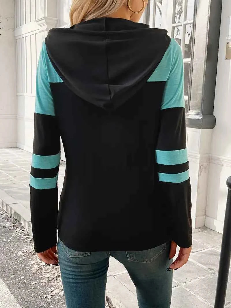Elegant Casual Long Sleeve Hoodie