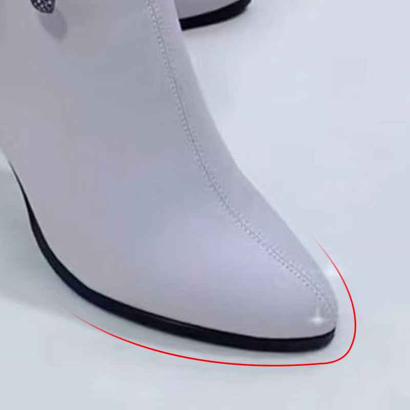 Elegante spitze Ankle-Boots mit stilvoller Schleifenverzierung