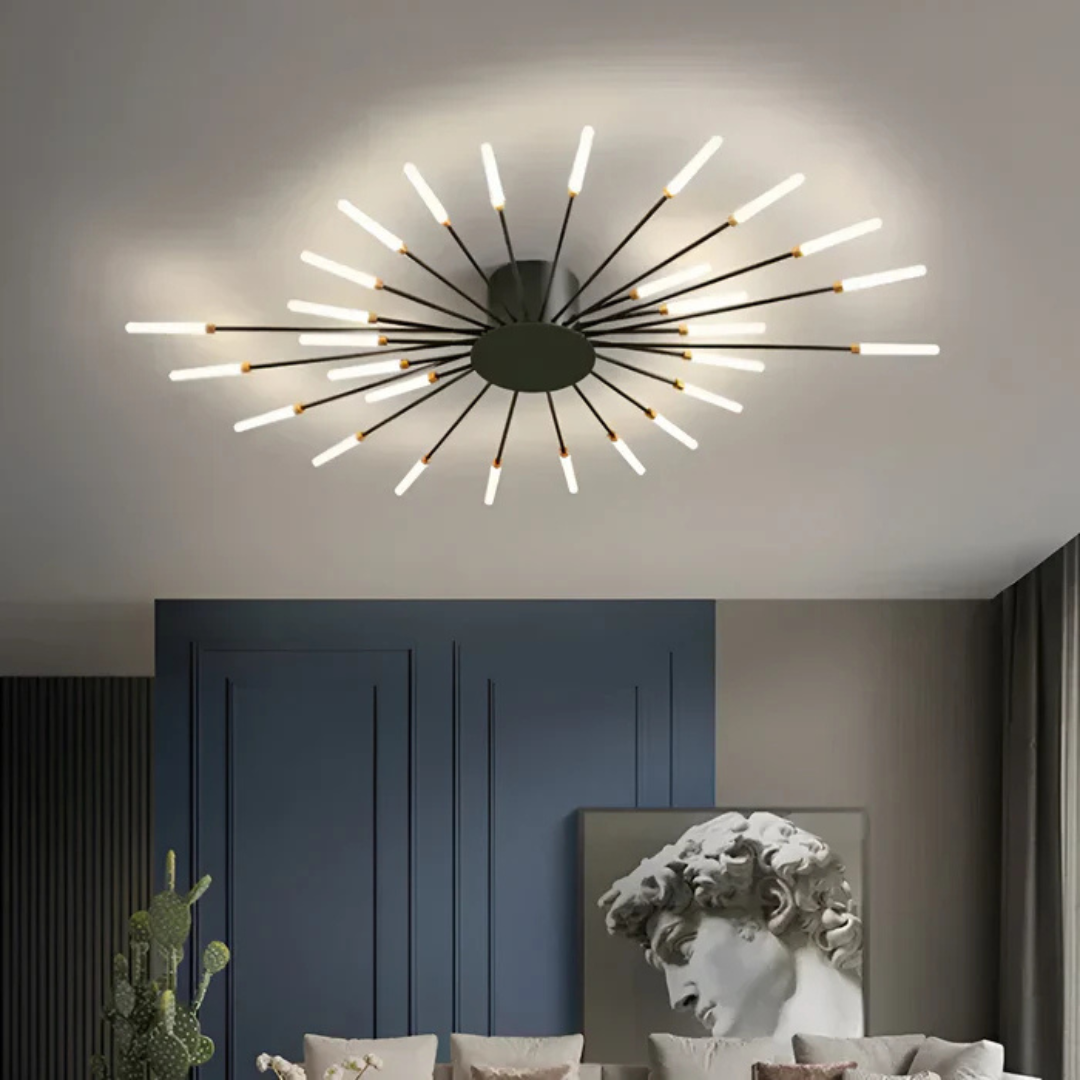 Spiral Luxe LED-Deckenleuchte | Moderne und elegante Deckenbeleuchtung für das Wohnzimmer