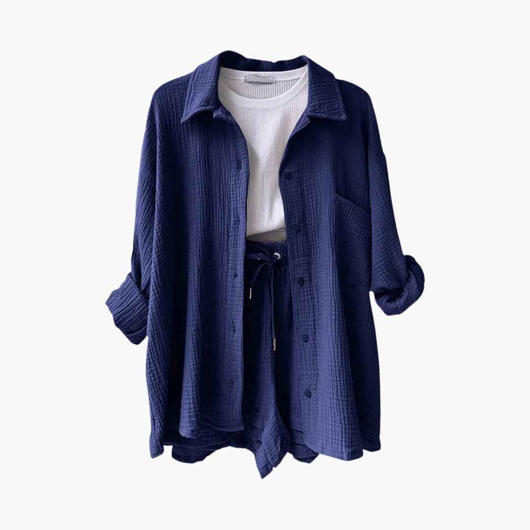 Bequemes 2-teiliges Ensemble für einen eleganten und gemütlichen Stil