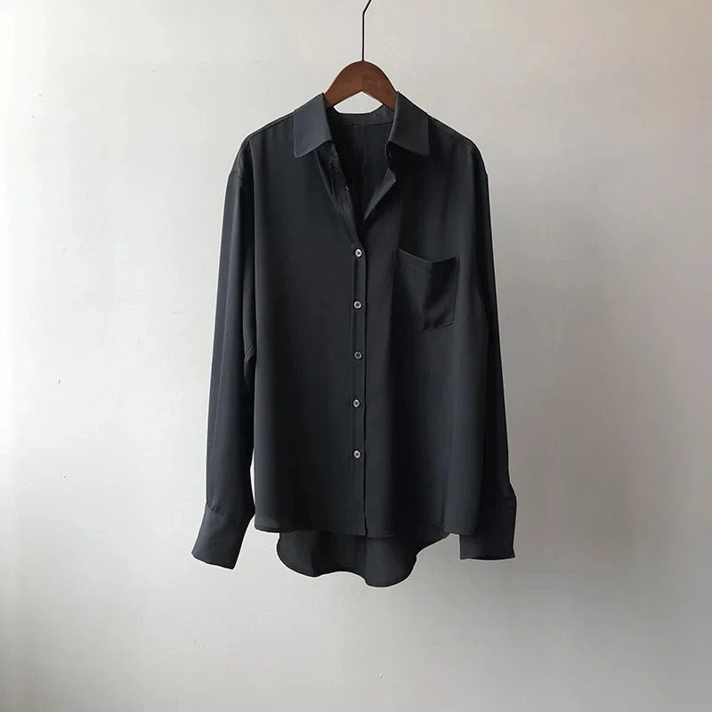 ELLIE - Zeitlose Eleganz in Seidenbluse
