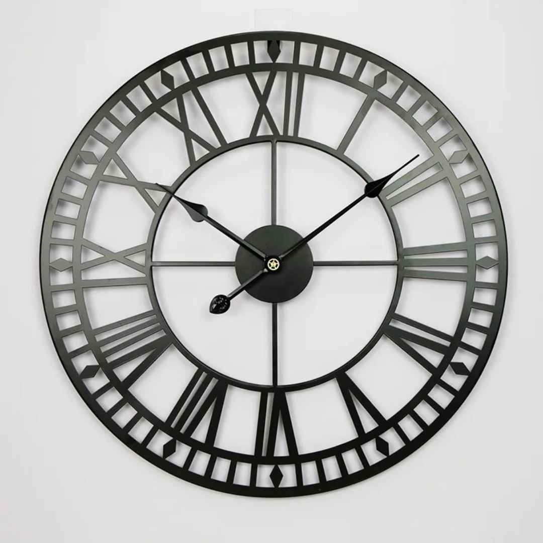 Epohi - Nostalgische Retro-Wanduhr für elegante Wohnzimmerdekoration
