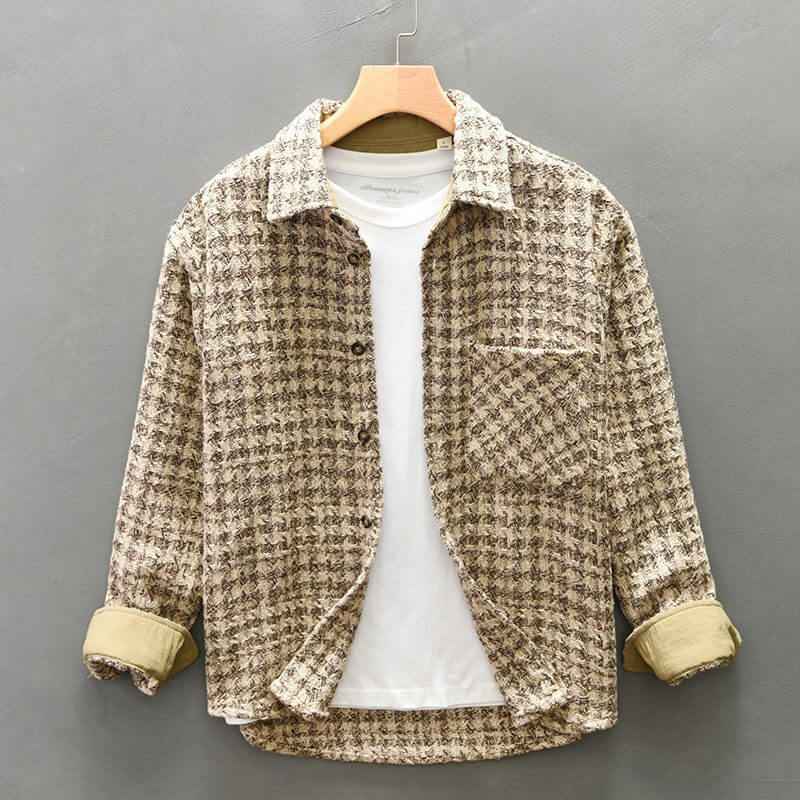 James Houndstooth Wolljacke
