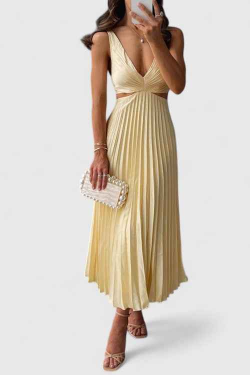 Karen | Zeitloses ärmelloses Kleid mit einer eleganten Silhouette