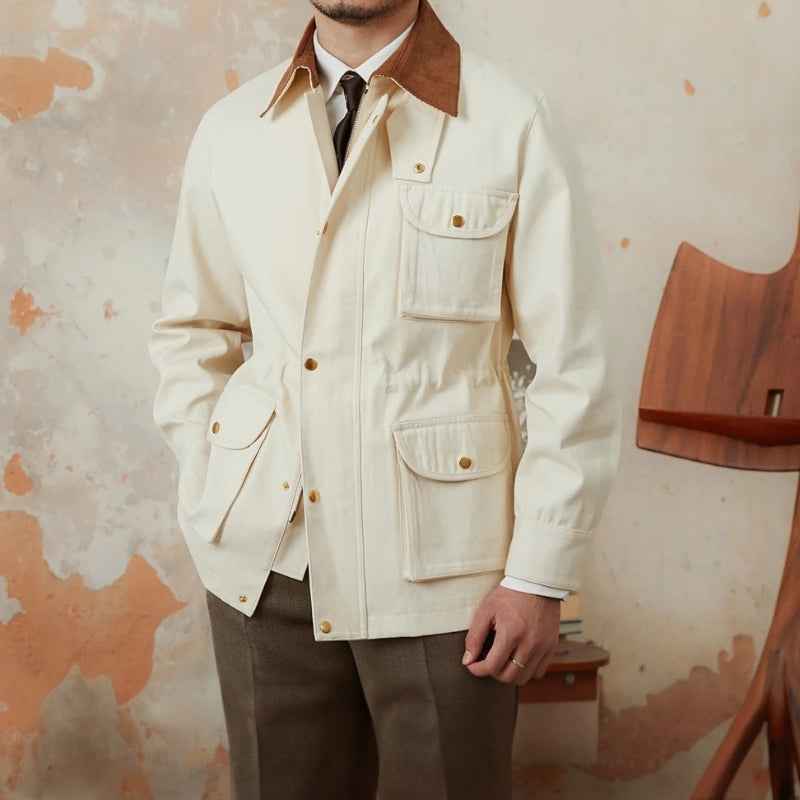 Elegante und warme Strickjacke mit Fischmuster in Oseille