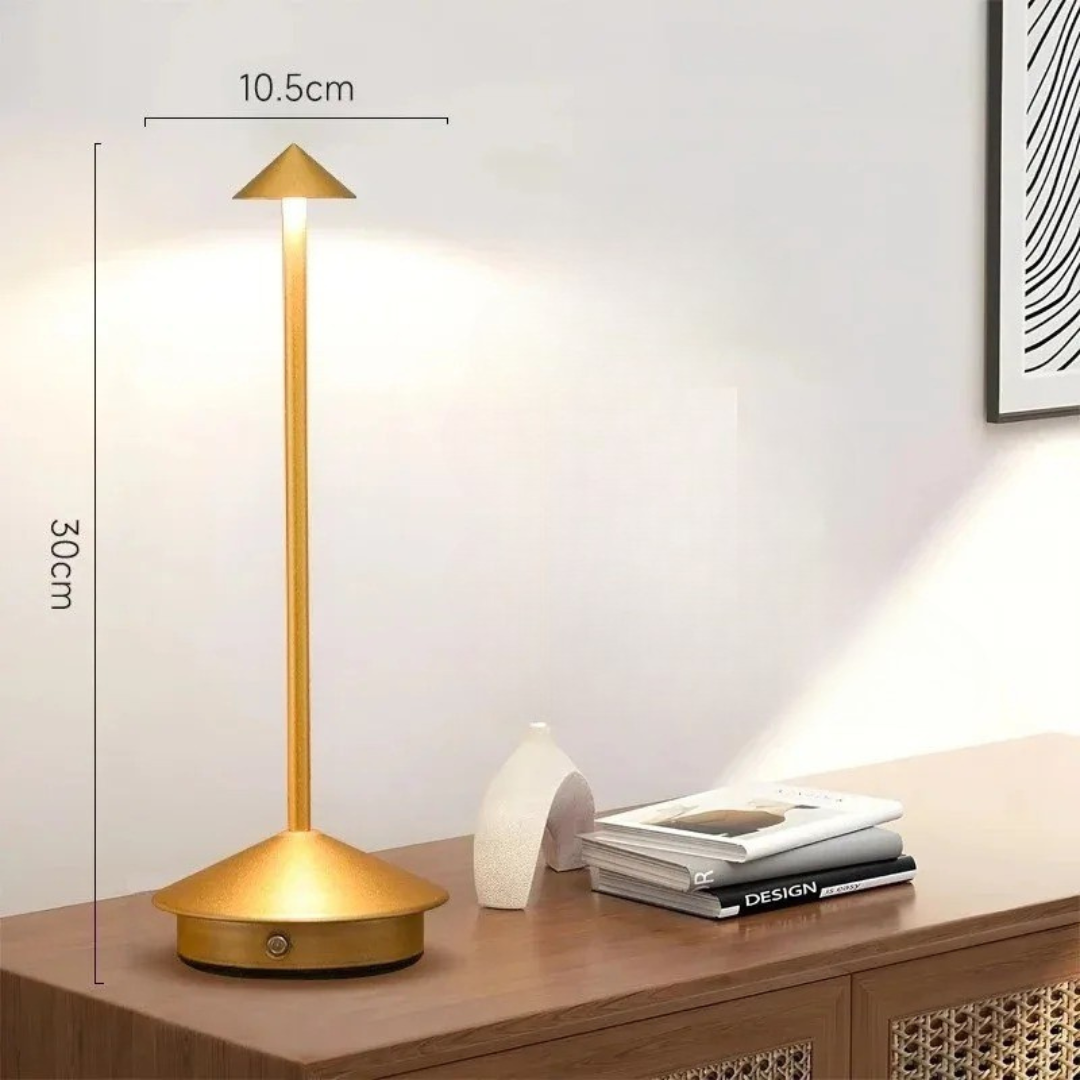 Solea - Elegante kabellose dimmbare LED-Tischlampe für stimmungsvolles Licht