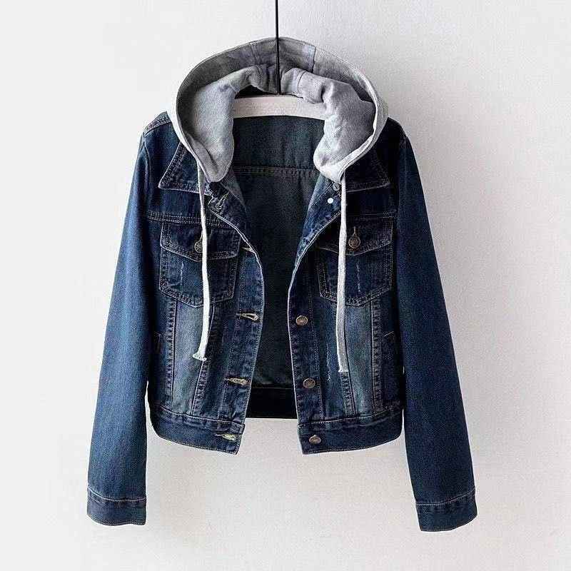 Aria Denim Kapuzenjacke