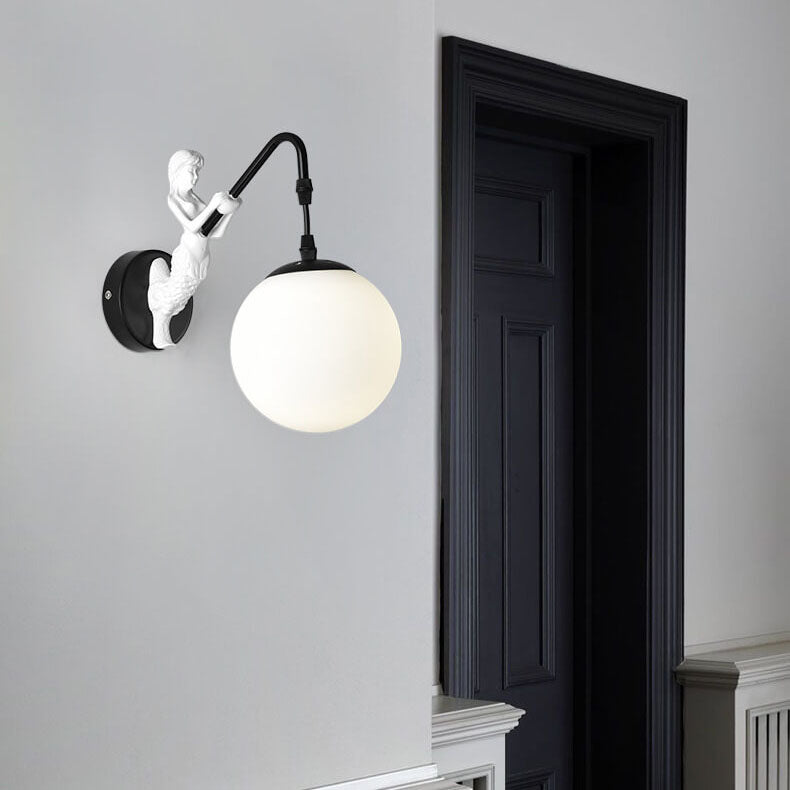Rustikale Orb-Wandlampe - Vintage-Design Wandleuchte