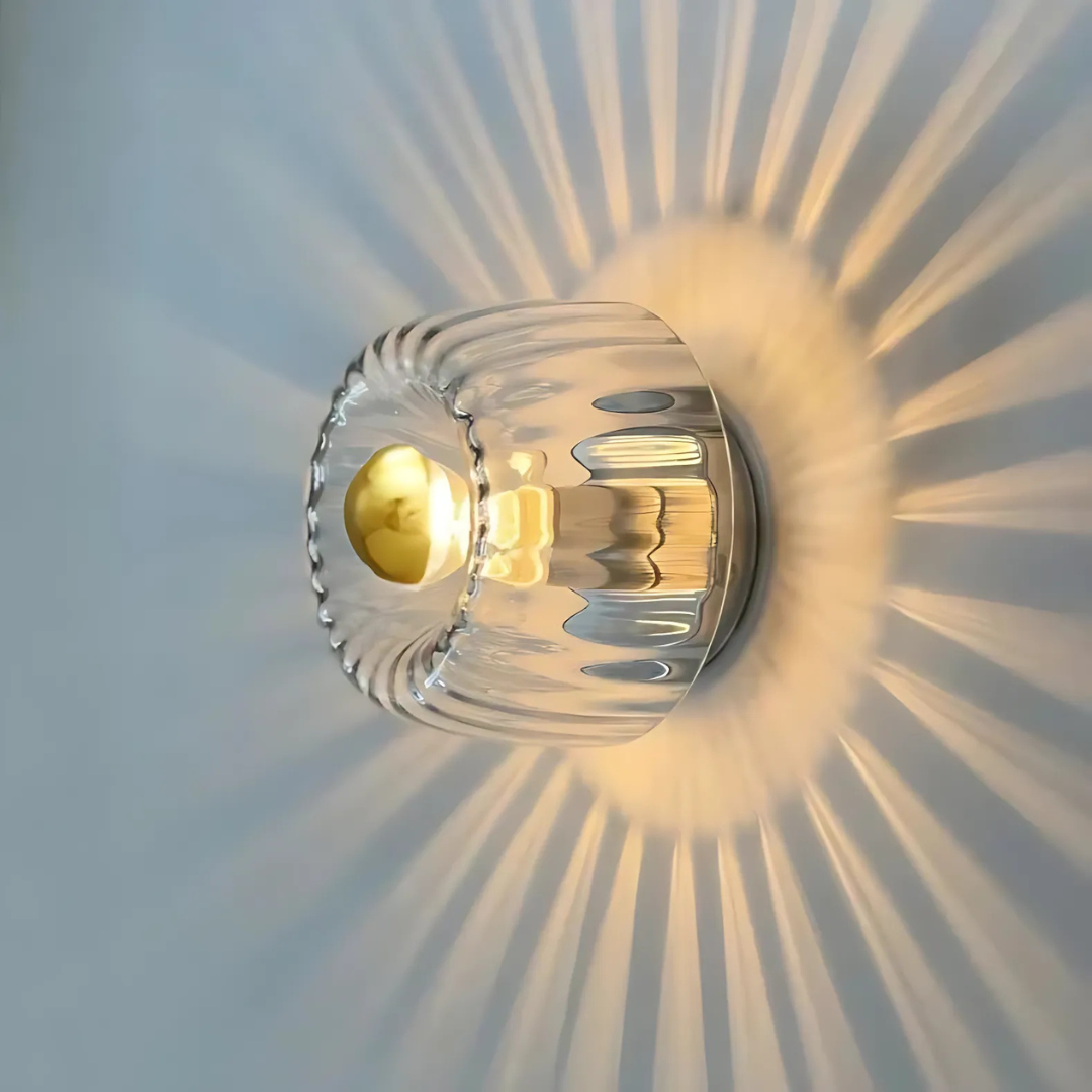 Atropos Glas Wandleuchte - Elegante und Stilvolle Innenwandbeleuchtung