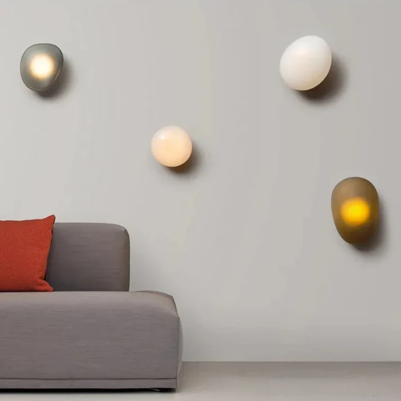 Auralia - Charmante Vintage-Farbige LED-Wandlampe aus Glas für Eine Warme Atmosphärische Beleuchtung