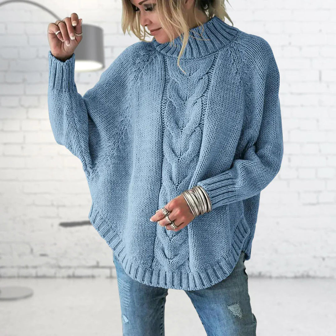Eleganter Damen-Strick-Rollkragenpullover für stilvolle Wärme