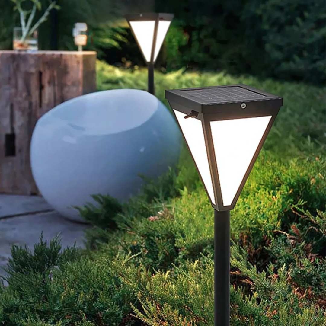 Brill - Elegante Solar-Außenbeleuchtung für ein modernes Gartenerlebnis