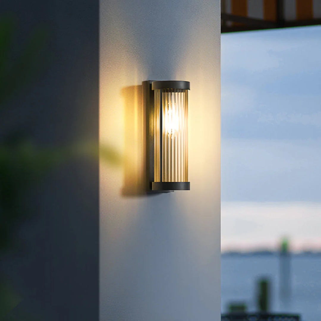 Gluno - Modernes beleuchtetes LED-Außenlicht für Eleganz und Sicherheit