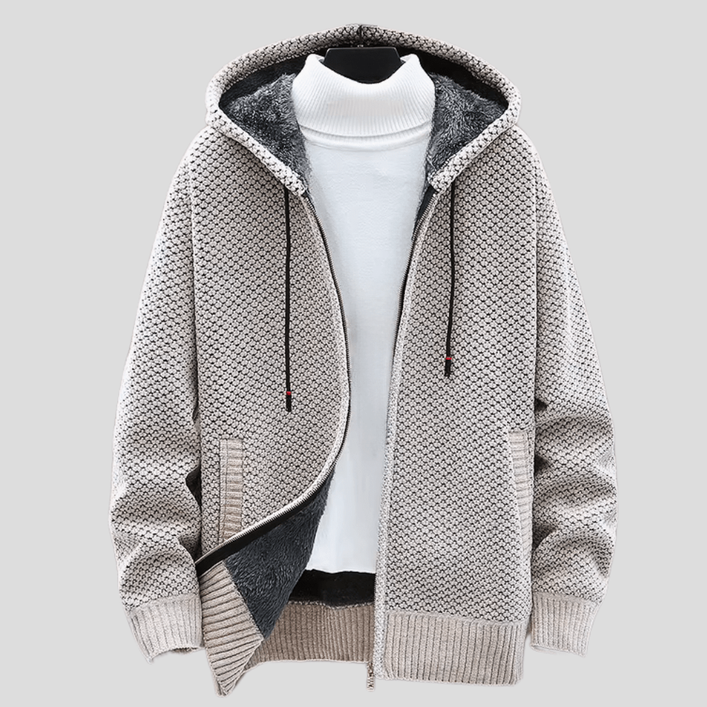 Lorent™ | Premium-Thermo-Strickhoodie: weiche Wärme und überlegener Tragekomfort