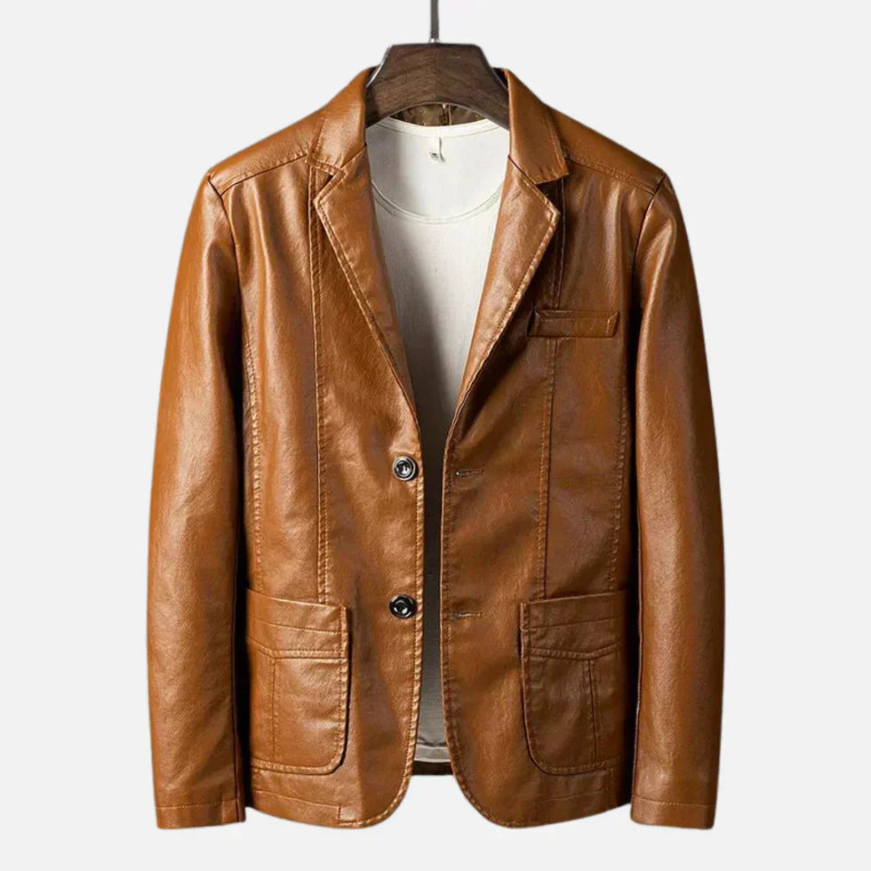 Paul | Klassische Elegante Vintage-Lederjacke