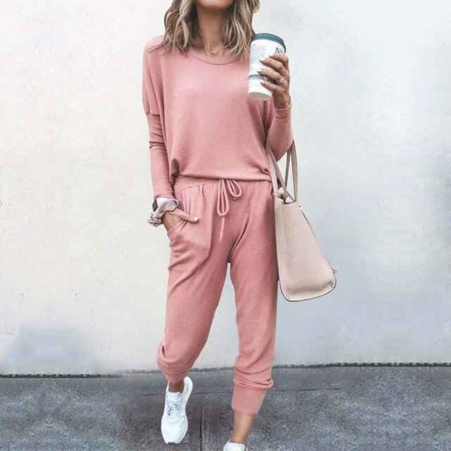 Emma | Damen-Sweat- und Top-Set, casual, ideal zum Entspannen mit Stil