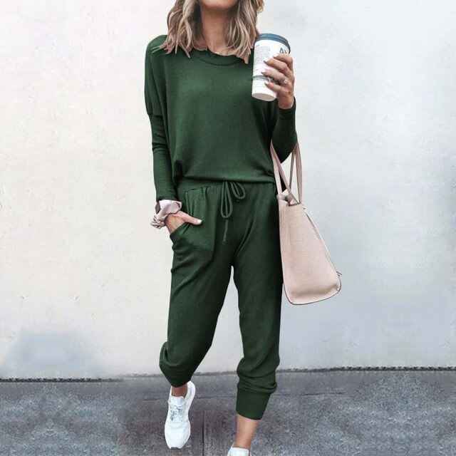 Emma | Damen-Sweat- und Top-Set, casual, ideal zum Entspannen mit Stil