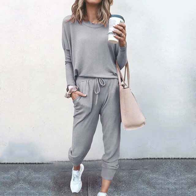 Emma | Damen-Sweat- und Top-Set, casual, ideal zum Entspannen mit Stil