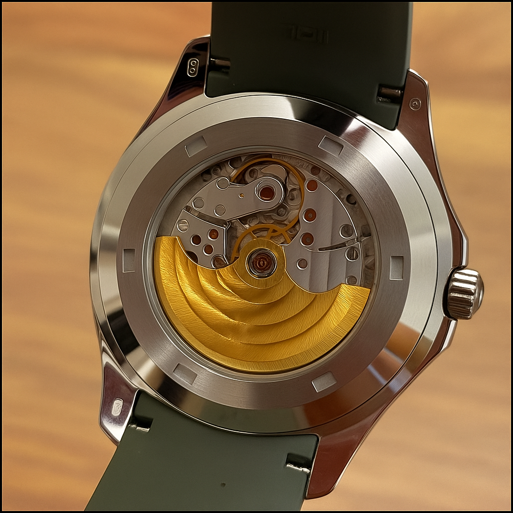 Uhr Automatik Herr Luxus Edelstahl, Elegant Sportlich, Wasserdicht