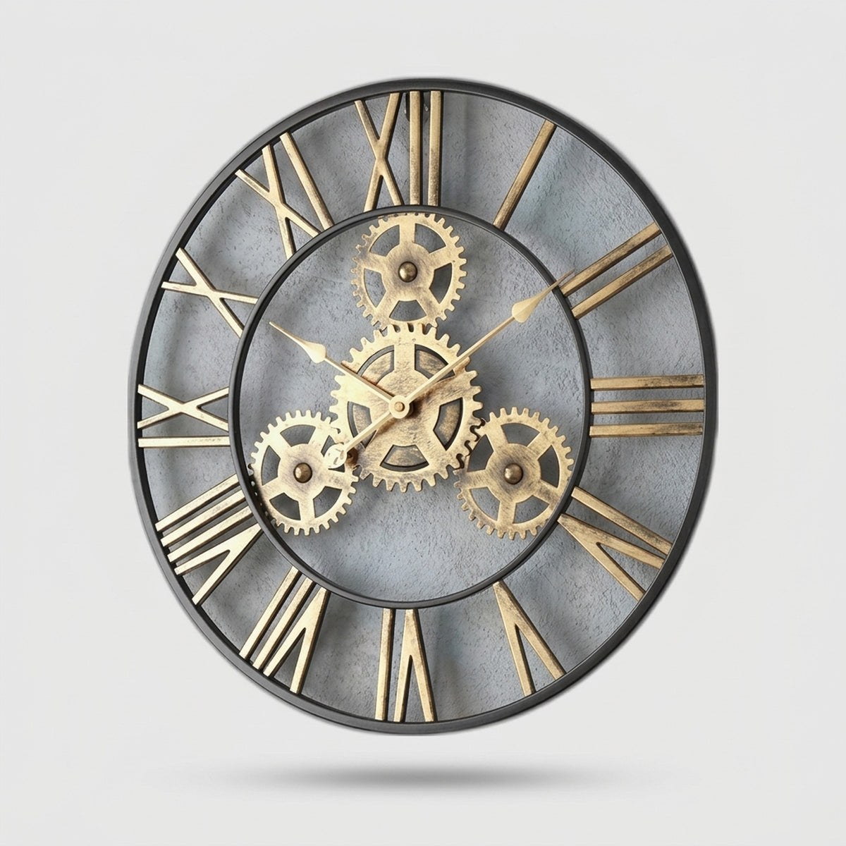 Metallzahnräder-Wanduhr – Industrieller Stil, Bestseller