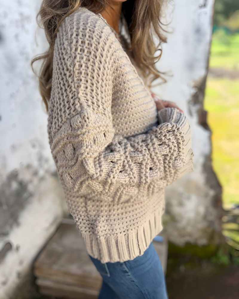 COLLEEN™ Kuscheliger zeitloser Strickcardigan