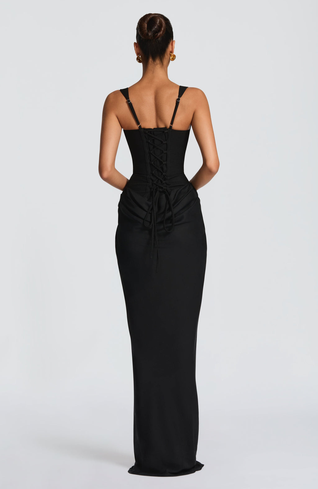 Sanduhr-Maxikleid — Figurbetonte Silhouette, Müheloser Stil