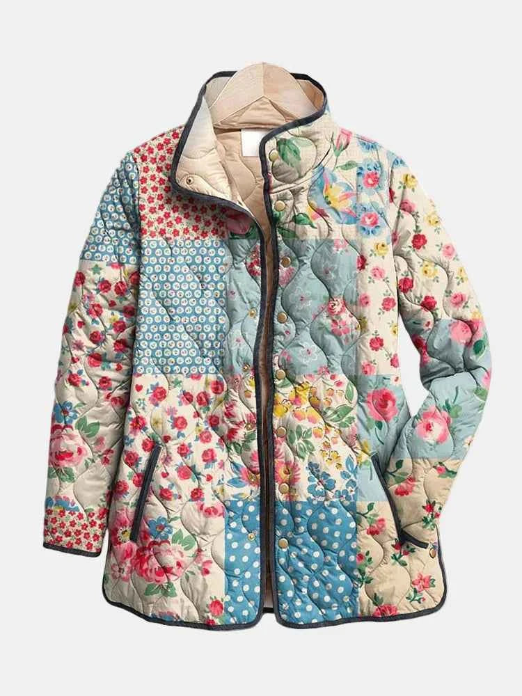 Liora | Floral Quilted Jacket