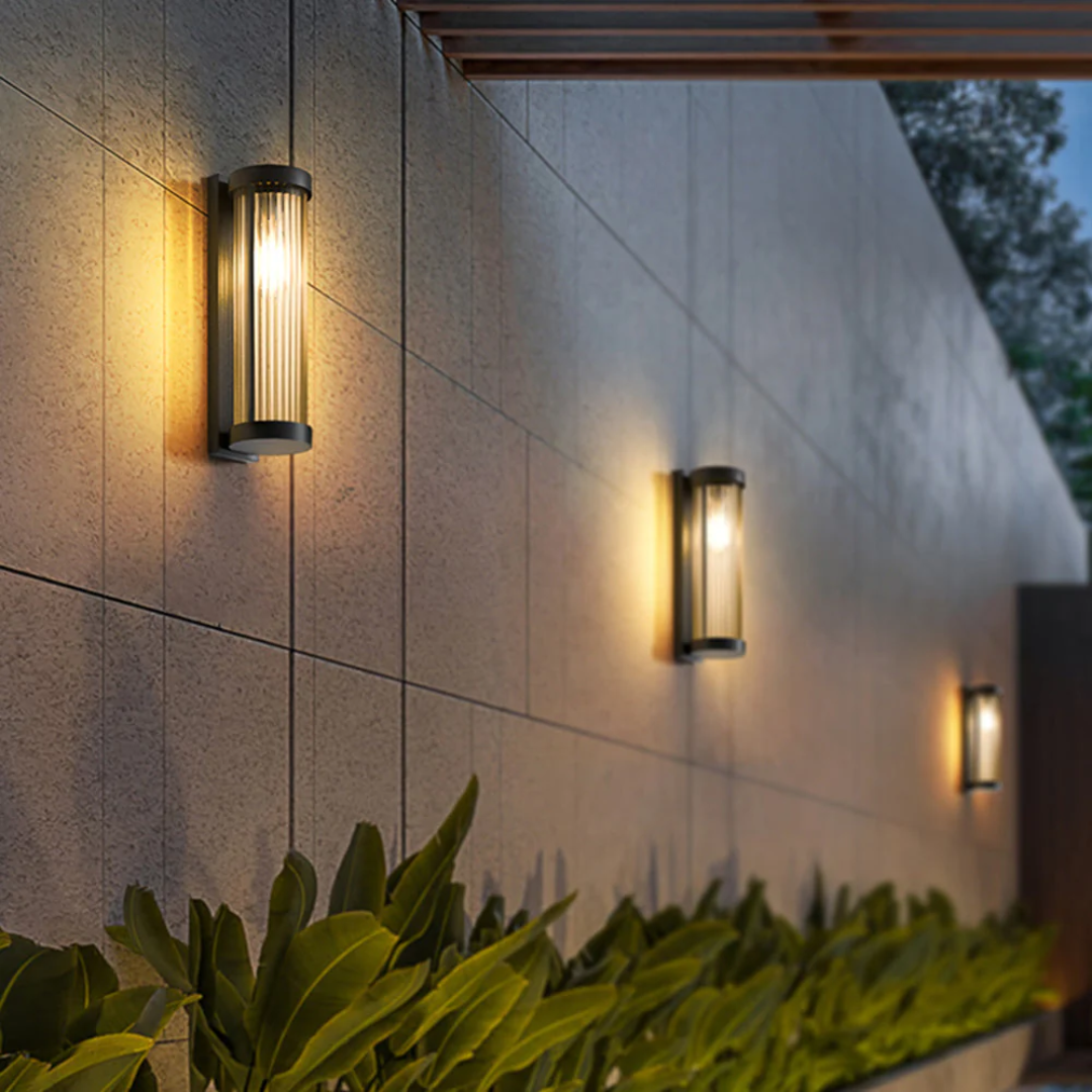 Gluno - Modernes beleuchtetes LED-Außenlicht für Eleganz und Sicherheit